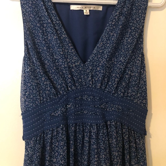 Beautiful ankle length blue dress - Picture 3 of 5